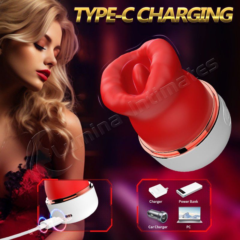 New Sucking and Licking Vibrator with 10 Powerful Vibration Modes
