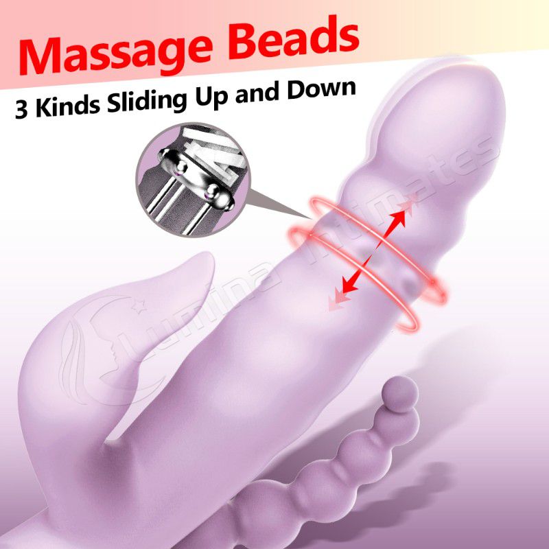 7 Kinds Patterns Rabbit Double Vibrator Female Masturbation
